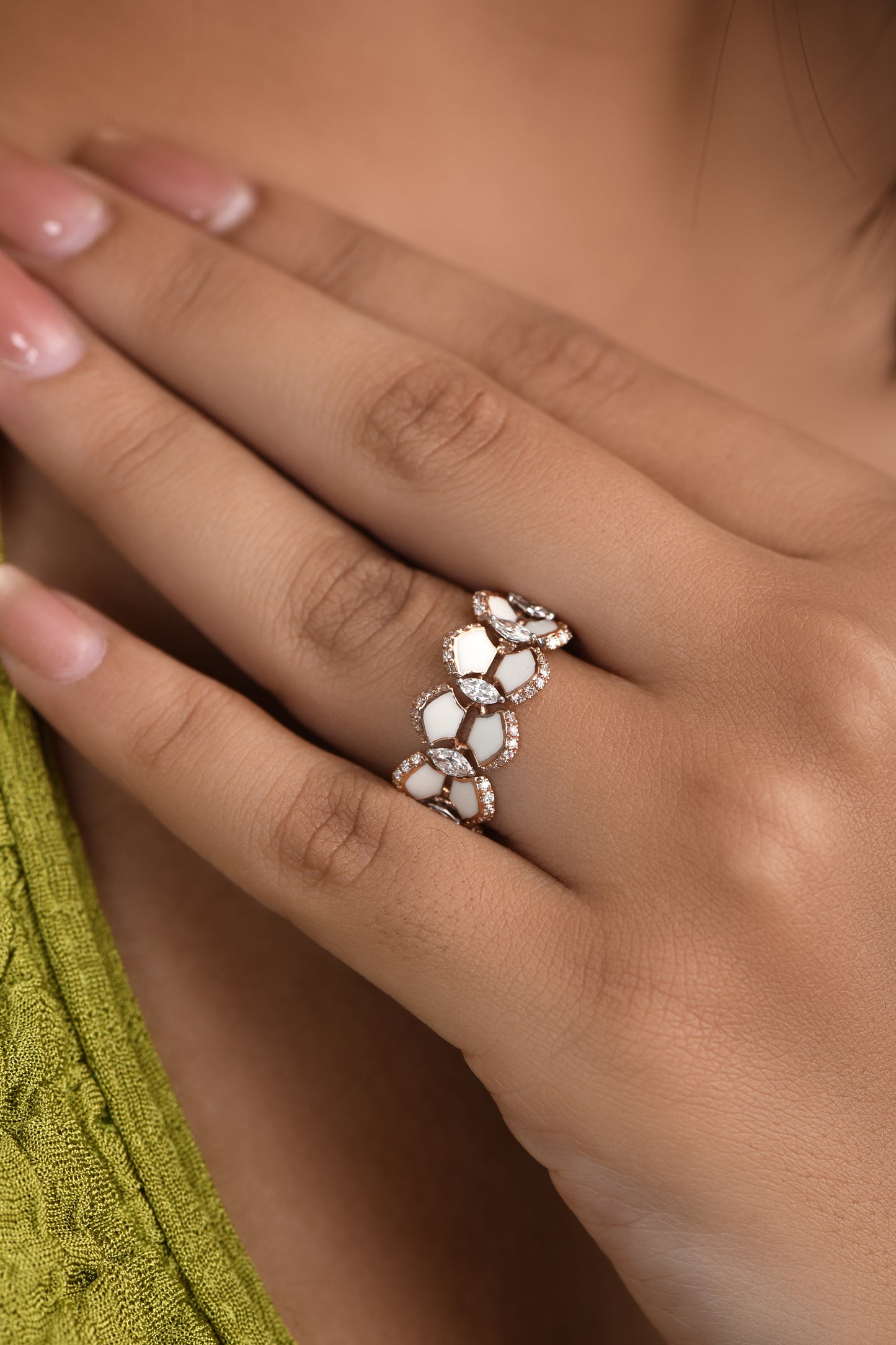 Ivory Arc Ring