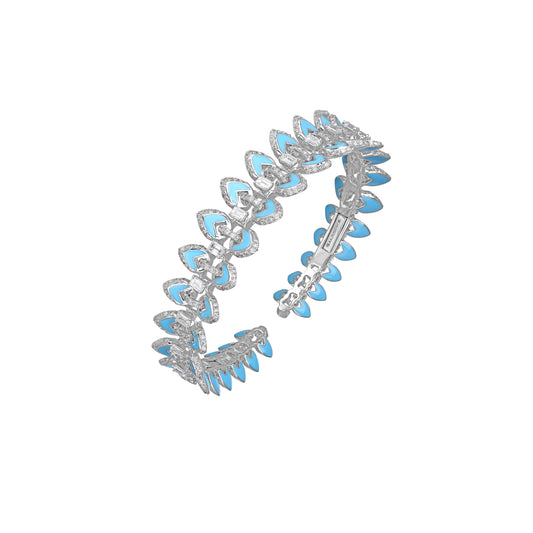 Cobalt Arc Bracelet