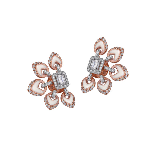 Ivory Arc Earrings