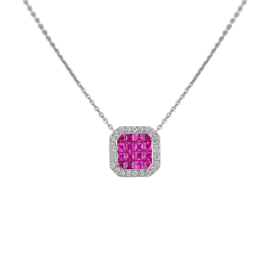 Crimson Frame Pendant