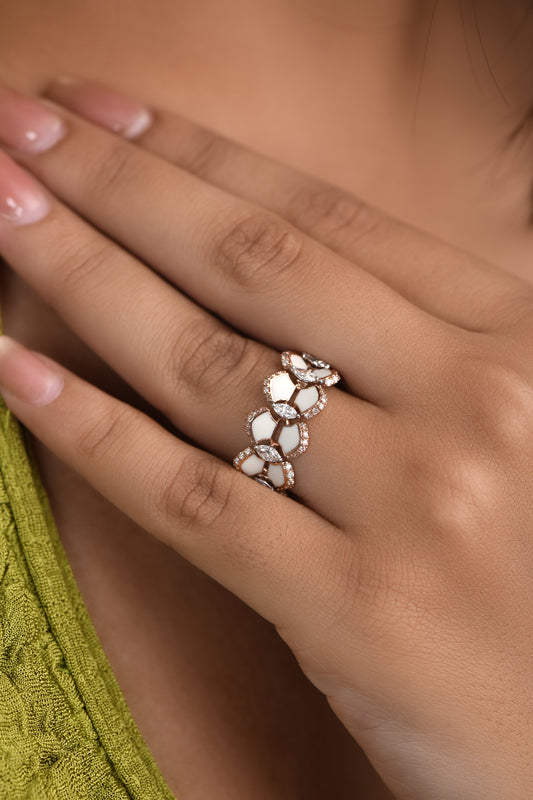 Ivory Arc Ring